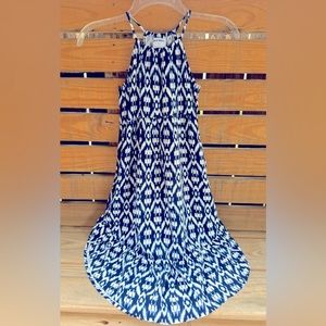 Girls OLD NAVY, Ikat pattern fabric (New) sz.M/8, rayon sundress